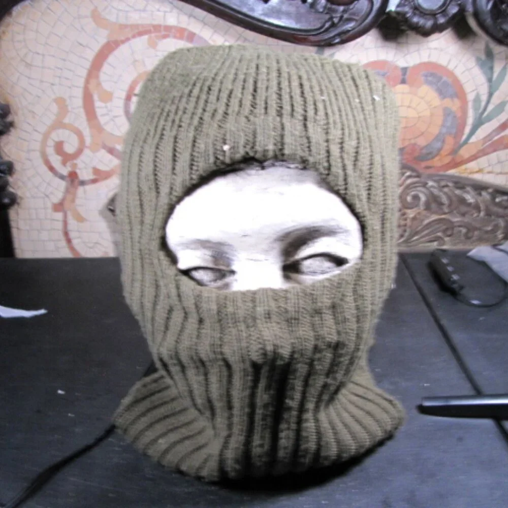 Green Face Mask for Warmth